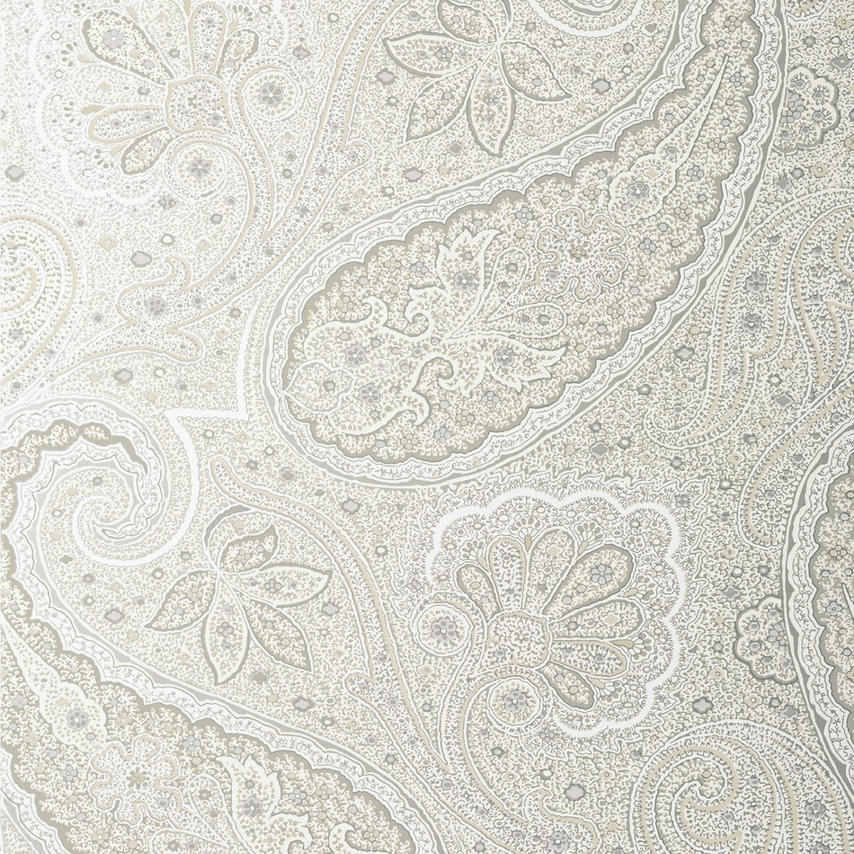 T85081 Sherrill Paisley Greenwood Wallpaper By Thibaut