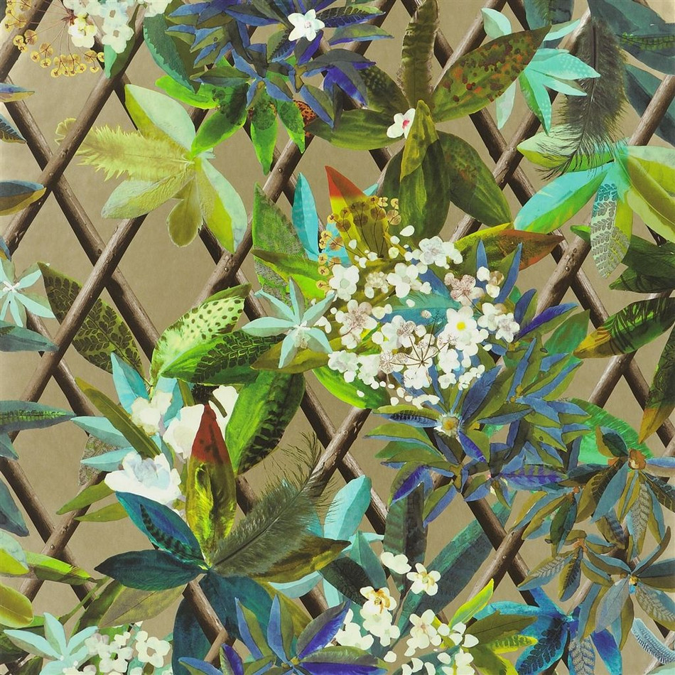 PCL661/01 Canopy Nouveaux Mondes Wallpaper by Christian Lacroix