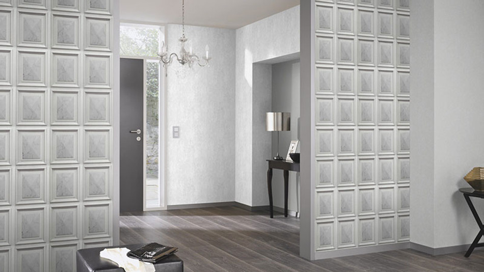6319-10 Imitations Panelling style Wallpaper By Erismann