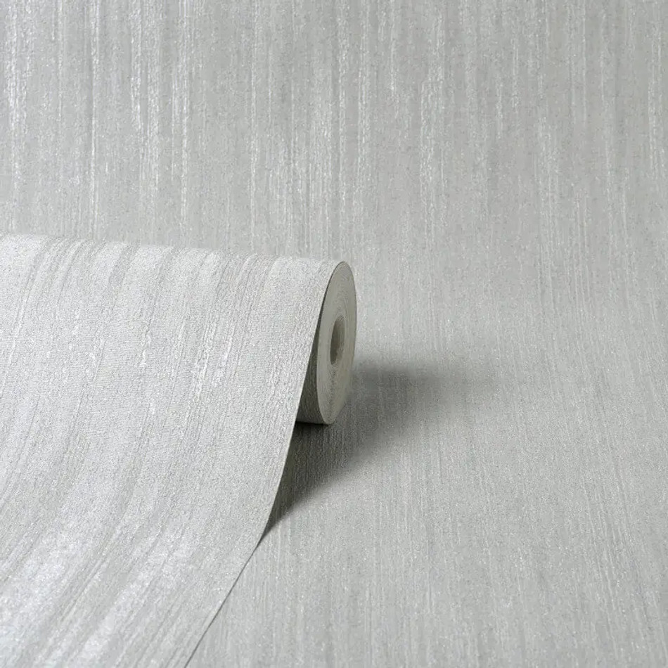 Fine Décor Milano Grey Plain M95591 Wallpaper | WallpaperSales