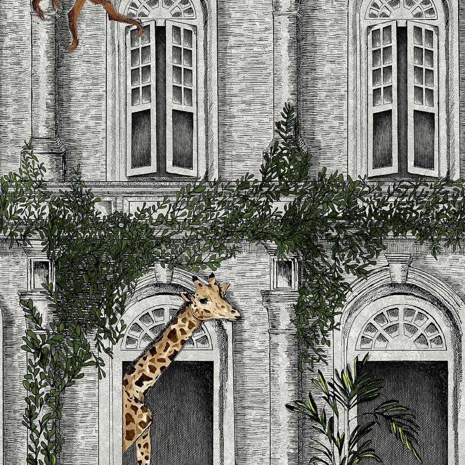 BMTD001/03A Animal Architecture Tropical Daze Wallpaper by Brand McKenzie