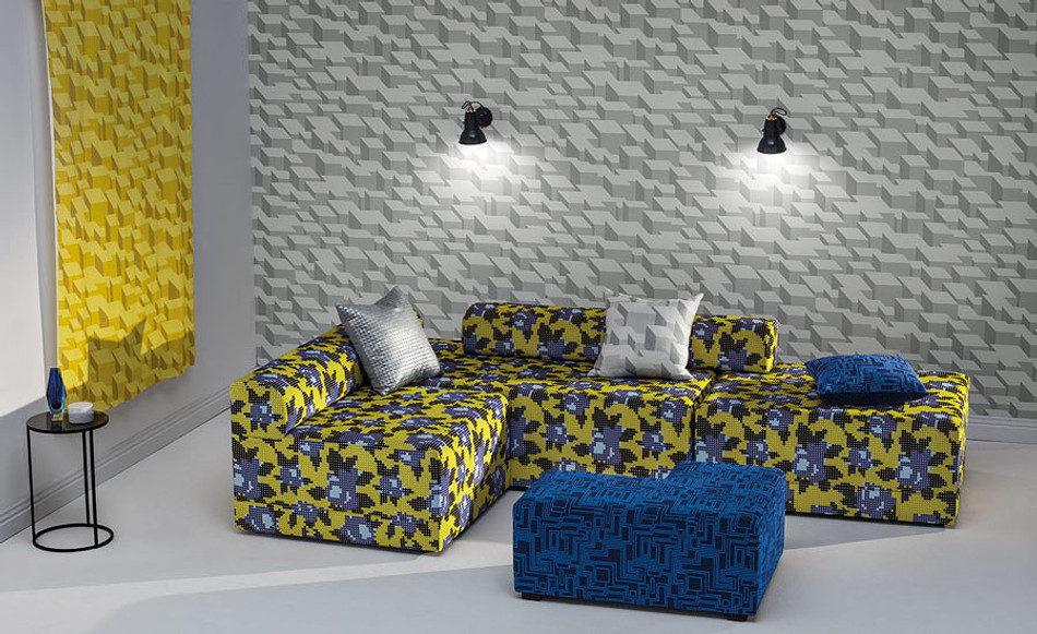 WK800/03 Cubic Bumps x Eley Kishimoto Wallpaper by Kirkby Design WK800/03 Cubic Bumps x Eley Kishimoto Wallpaper by Kirkby Design