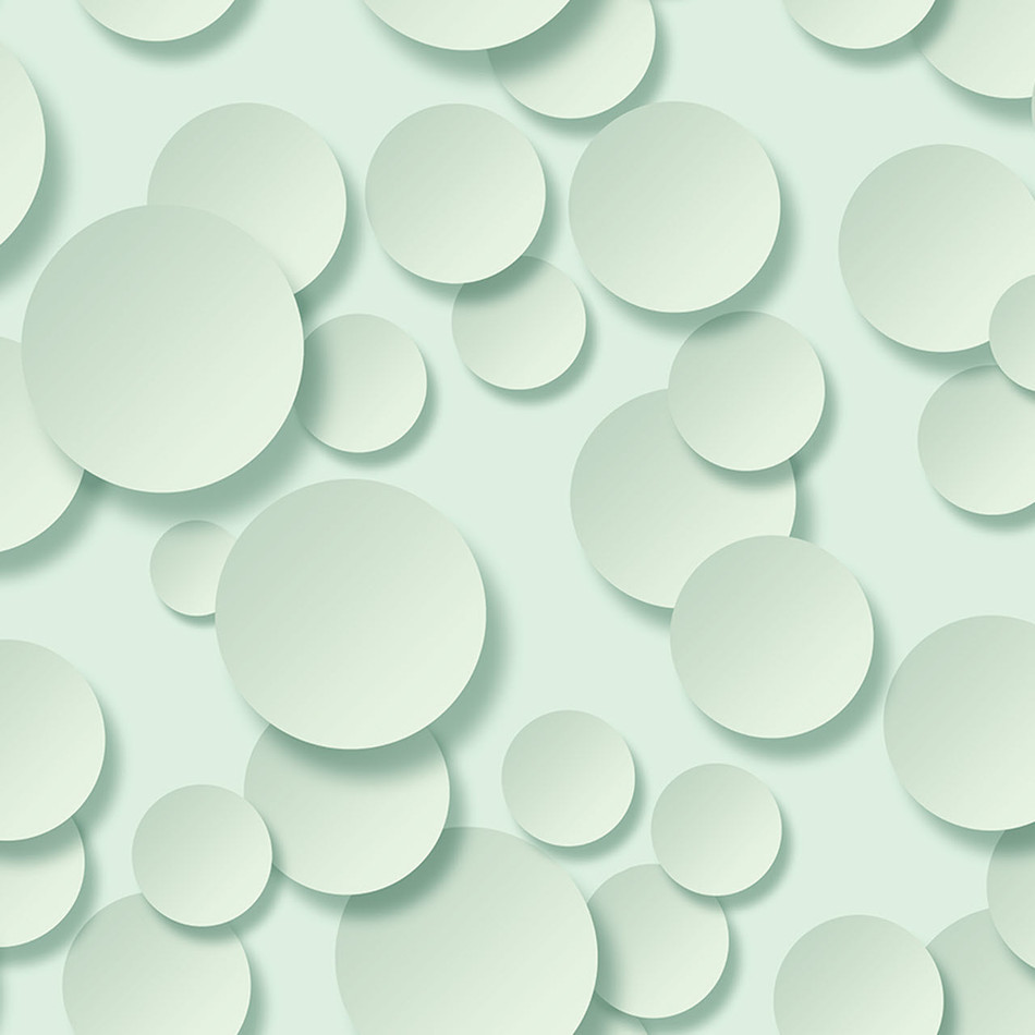 TD32104 Floating Circles 3D Wallcoverings Wallpaper by Today Interiors