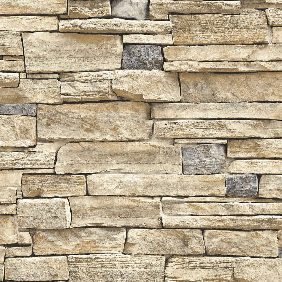 TD32002 Stone Brick 3D Wallcoverings Wallpaper by Today Interiors