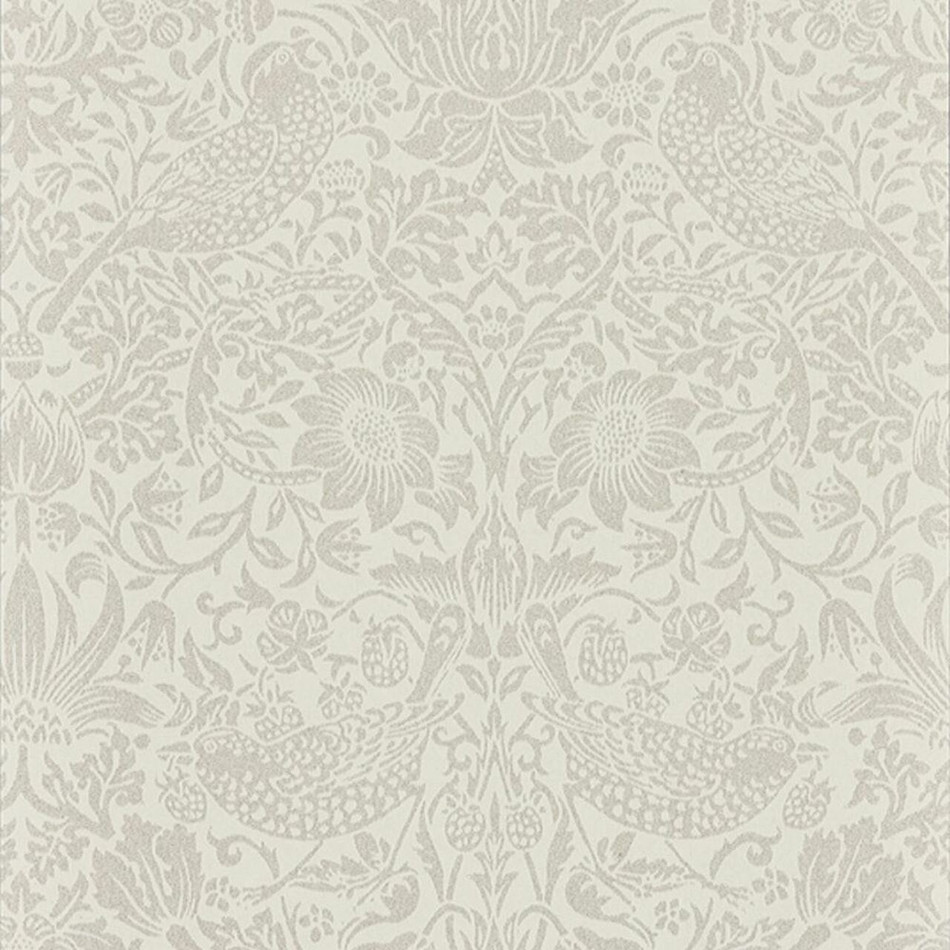 216020 ( DMPU216020 ) Strawberry Thief Pure Wallpaper by Morris & Co