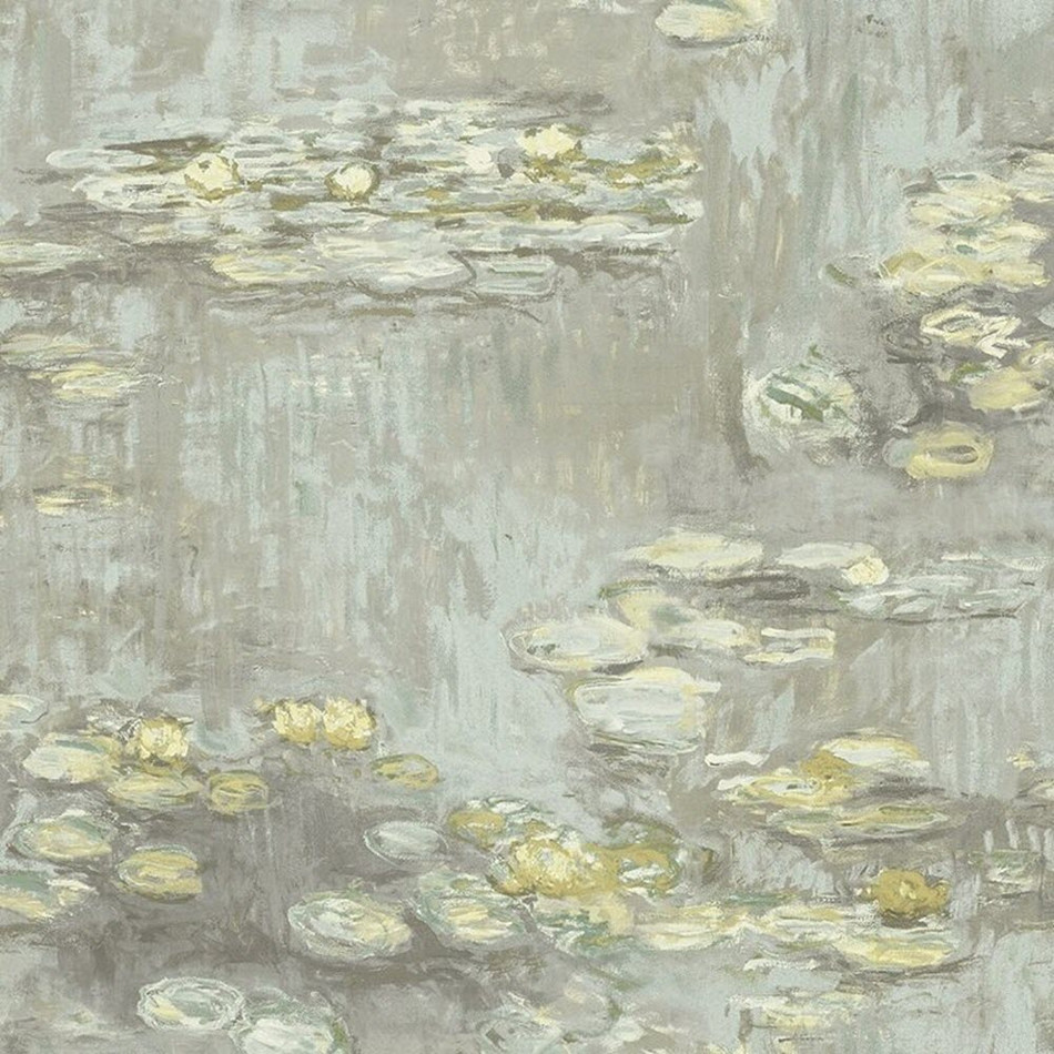 FI71507 Water Lilies French Impressionist Wallpaper by Today Interiors