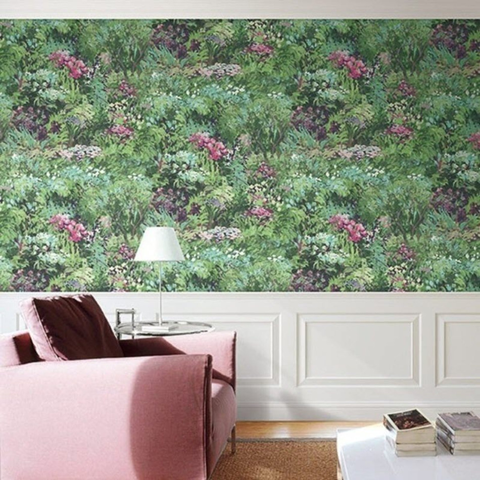 FI70701 Wild Flower French Impressionist Wallpaper by Today Interiors