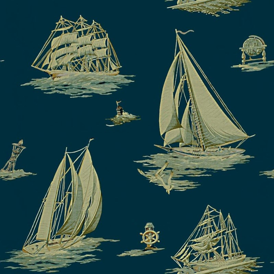 PRL5024/03 Down Easter Boats Signature Islesboro Wallpaper By Ralph Lauren