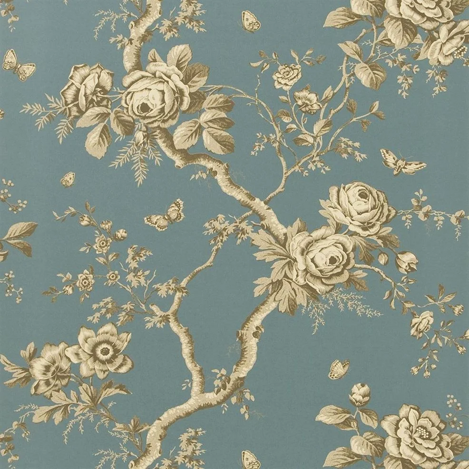 PRL027/07 Ashfield Floral Signature Papers II Wallpaper by Ralph Lauren