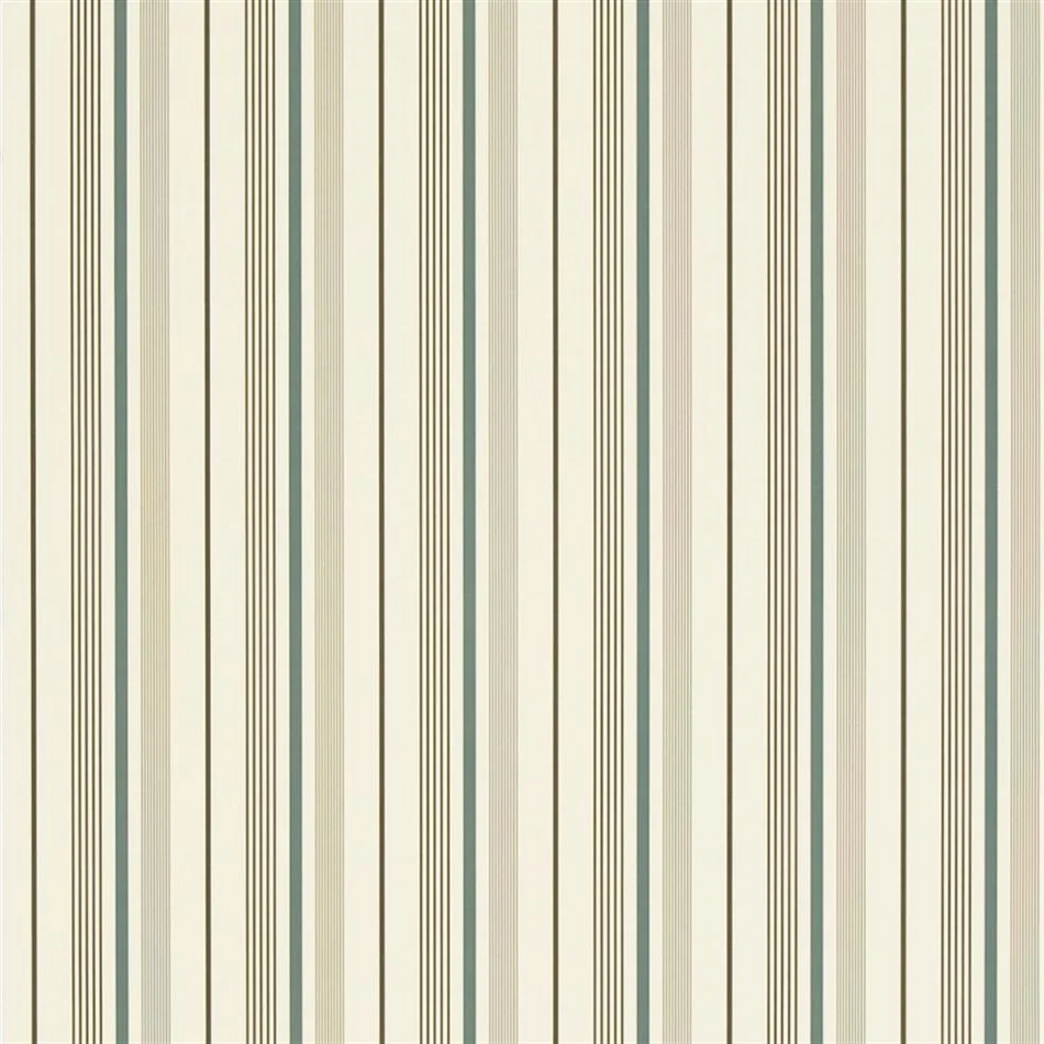 PRL057/02 Gable Stripe Signature Papers II Wallpaper by Ralph Lauren