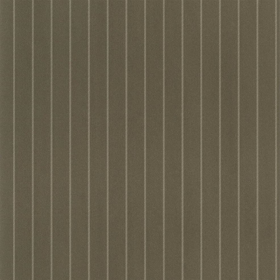 PRL5009/04 Langford Chalk Stripe Signature Stripe Library Wallpaper By Ralph Lauren