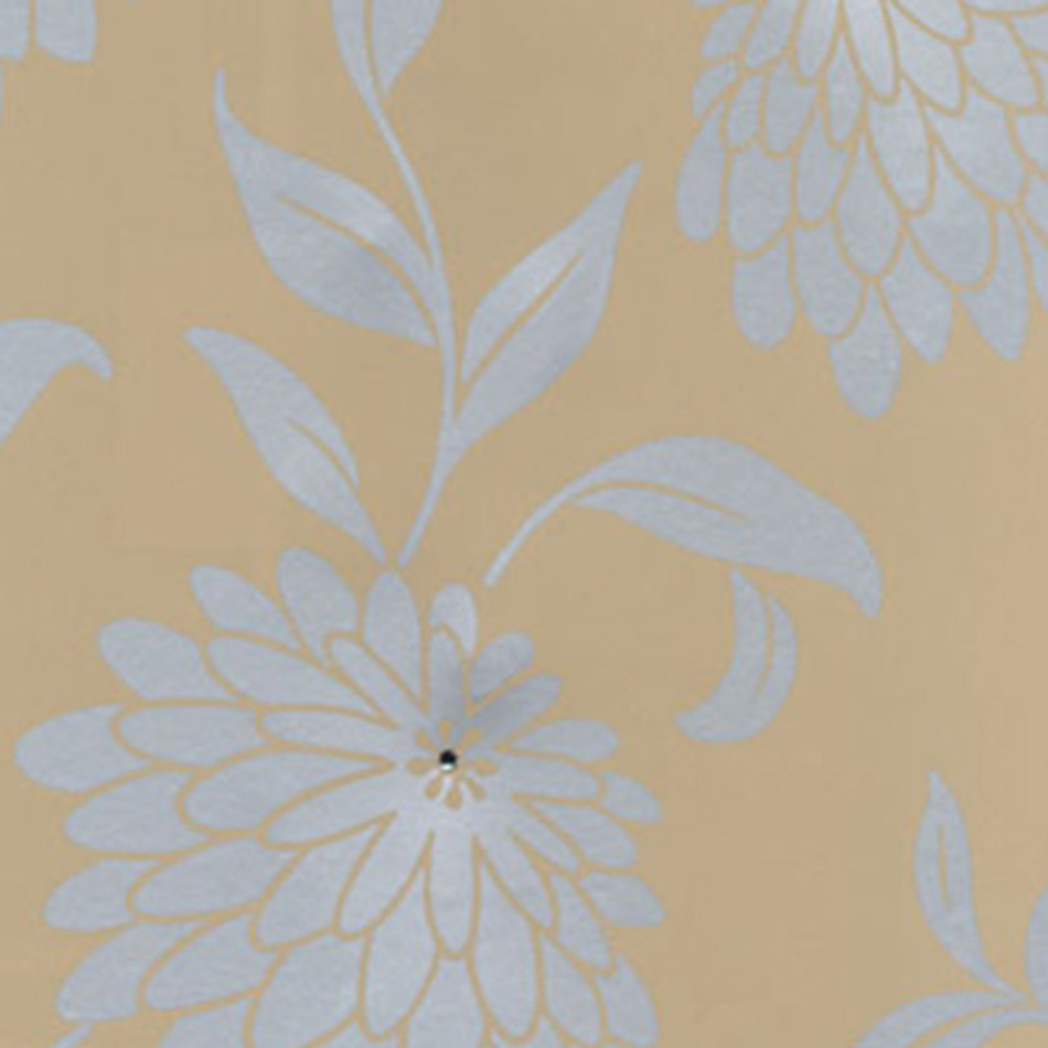 Kandola First Love Kew Gardens Crystalised, Beige and Silver - W1432/01/001 Pattern
