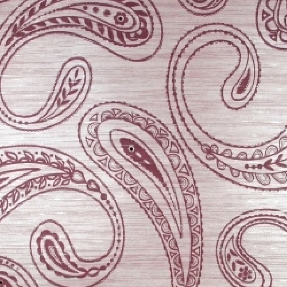 Kandola Jewel Paisley Crystalised wallpaper, Heather - W1511/04/515 Pattern