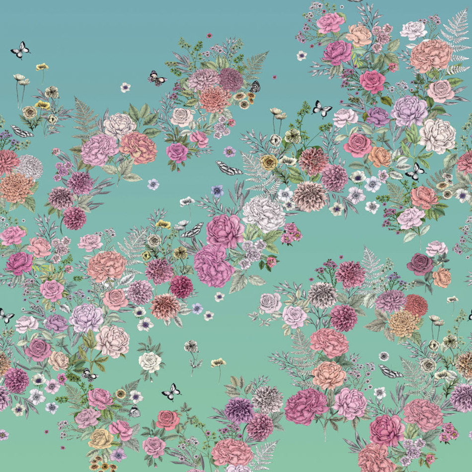 W7491-01 Skyes Garden Daydreams Wallpaper By Matthew Williamson