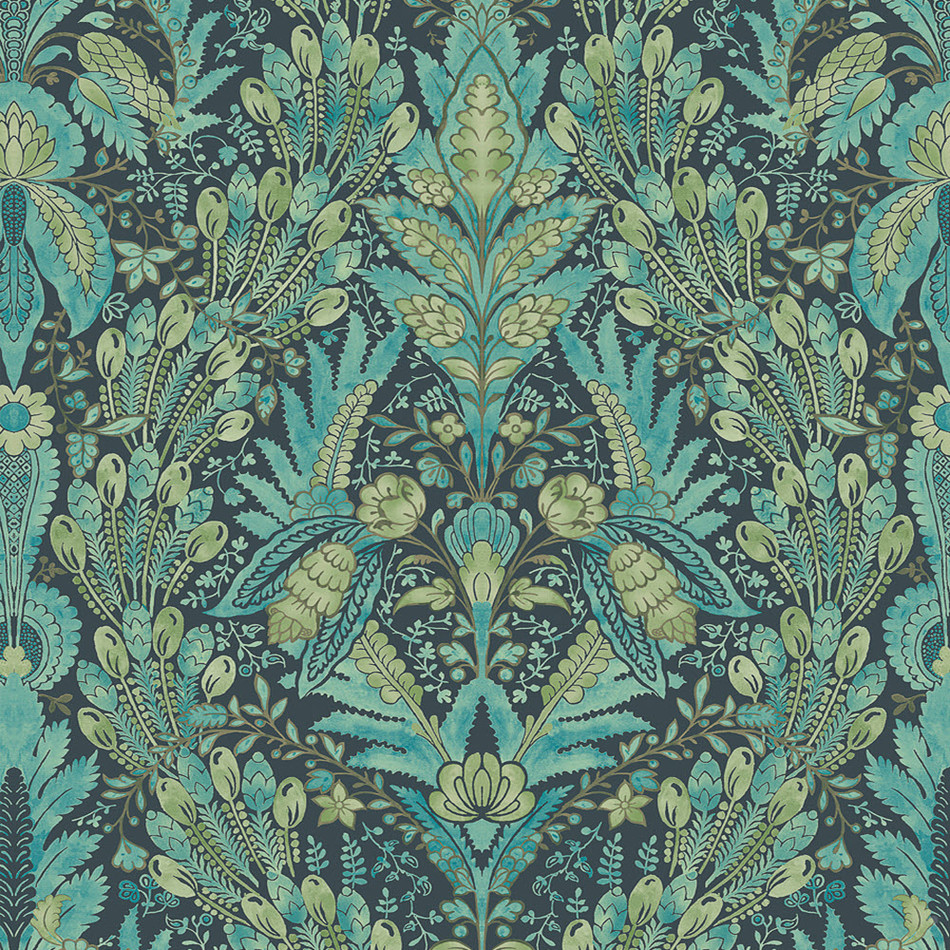 W261438 Hawksmoor Wide Width Wallpaper By Lewis & Wood