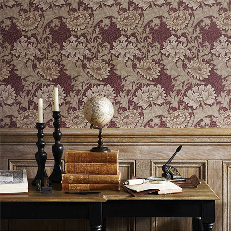 Chrysanthemum Archive II Wallpaper by Morris & Co Chrysanthemum Archive II Wallpaper by Morris & Co