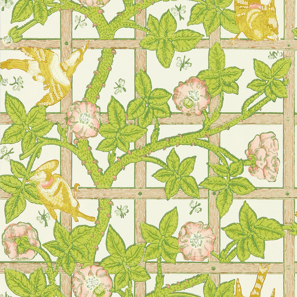 217104 Trellis Cornubia by Ben Pentreath Wallpaper by Morris & Co