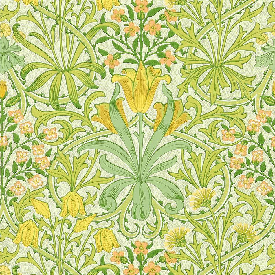 217100 Woodland Weeds Cornubia by Ben Pentreath Wallpaper by Morris & Co