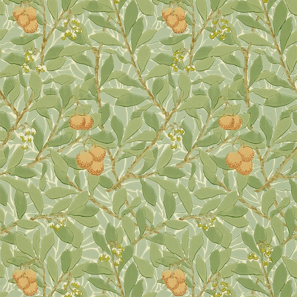 WR8466/3 Arbutus Morris Wallpaper by Morris & Co