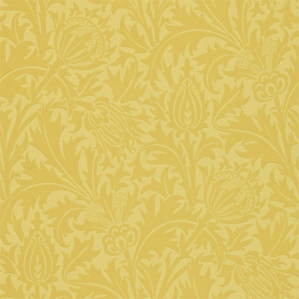 210484 Thistle Compendium I & II Wallpaper By Morris & Co