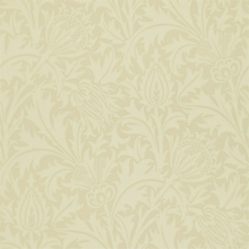 210485 Thistle Compendium I & II Wallpaper By Morris & Co