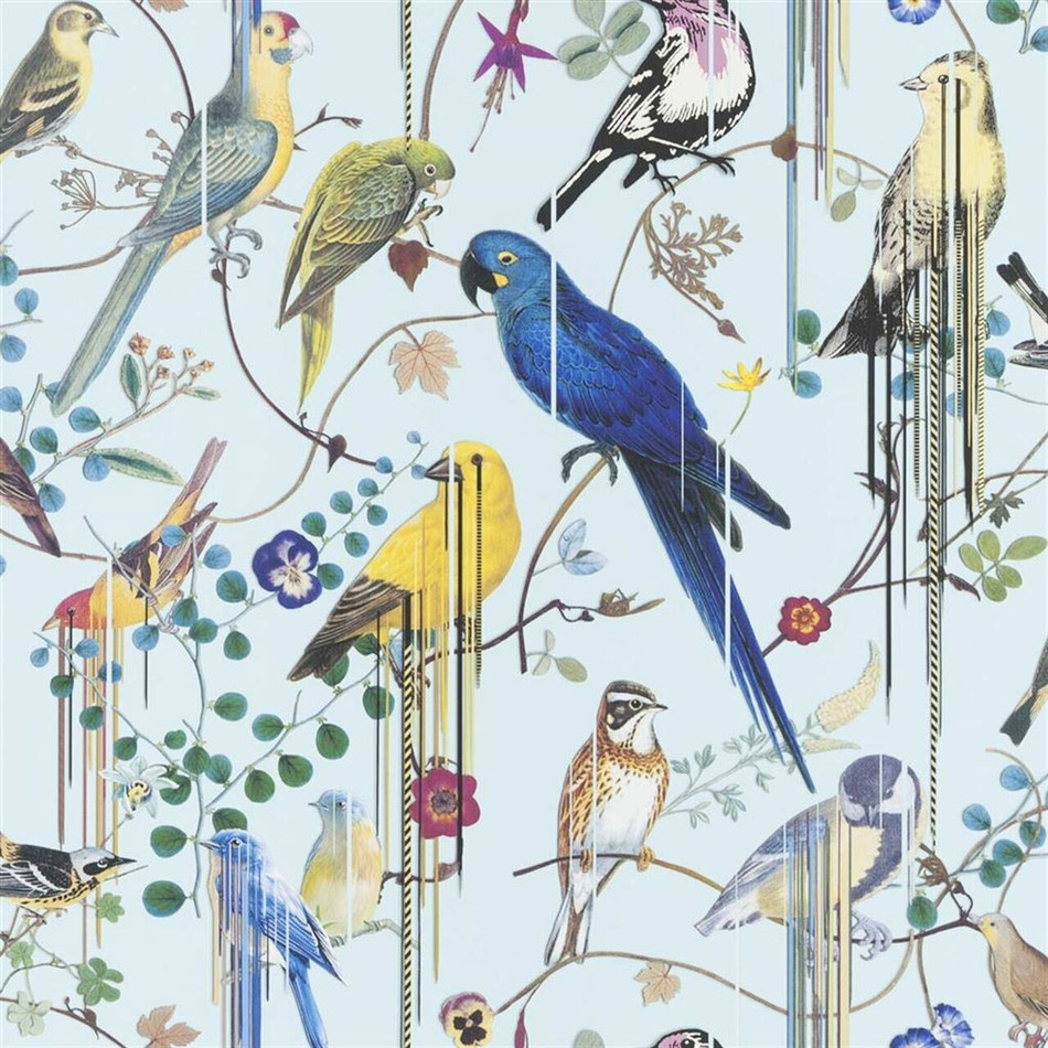 PCL7017/06 Birds Sinfonia Histoires Naturelles Wallpaper by Christian Lacroix