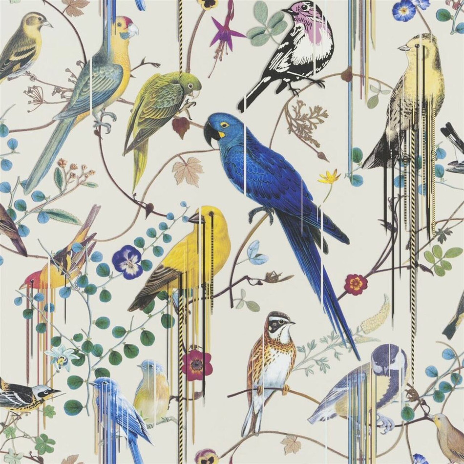 PCL7017/07 Birds Sinfonia Histoires Naturelles Wallpaper by Christian Lacroix