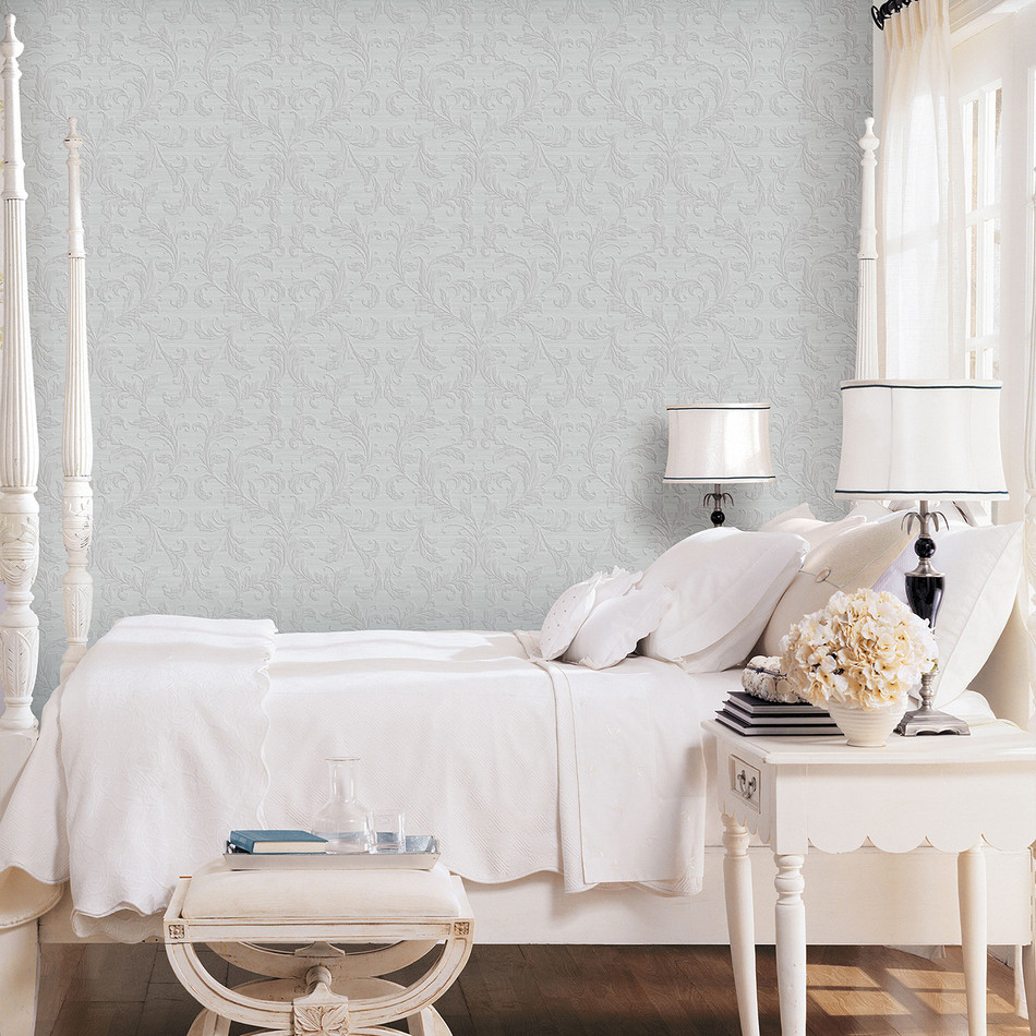 G34115 Linear Damask Nordic Elements Wallpaper by Galerie