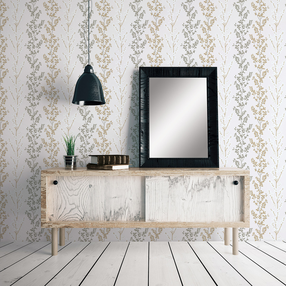 G56330 Branches Metallic Nordic Elements Wallpaper by Galerie G56330 Branches Metallic Nordic Elements Wallpaper by Galerie