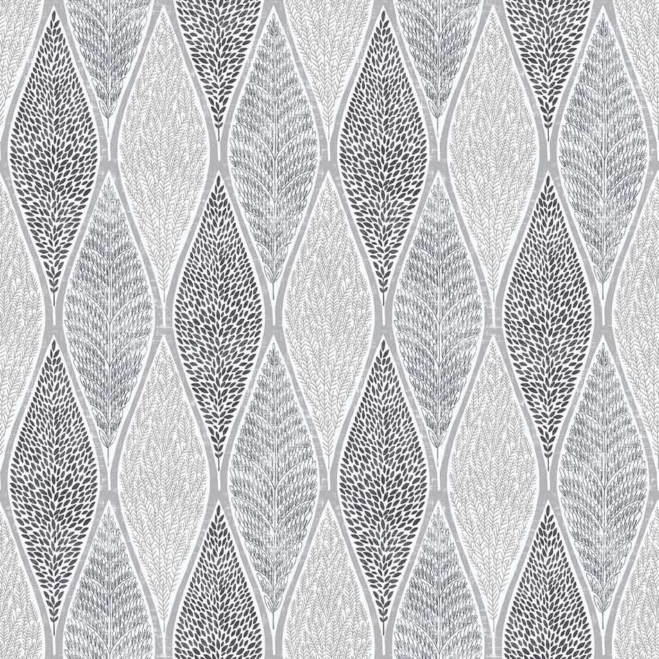 G56368 Teardrop Leaves Nordic Elements Wallpaper by Galerie