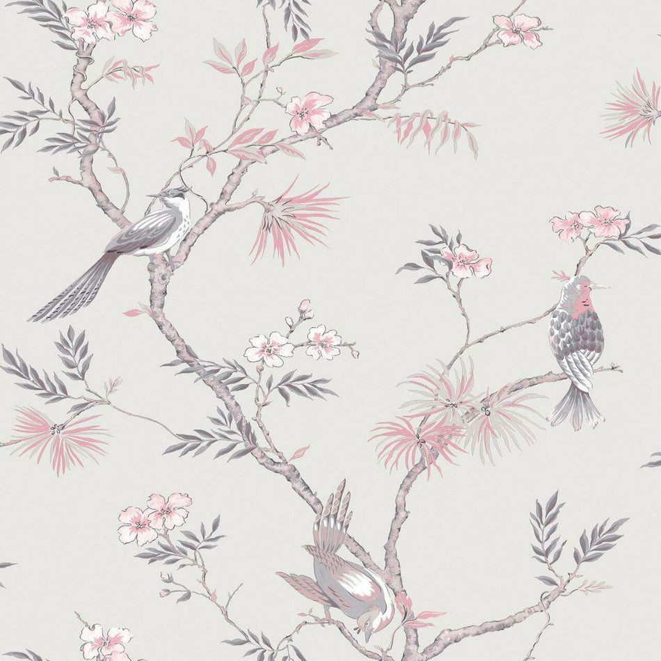 G78491 Classic Bird Trail Secret Garden Wallpaper by Galerie