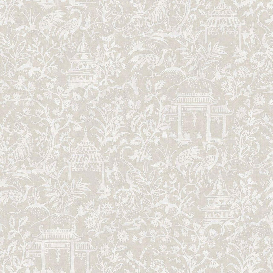 G78512 Garden Toile Secret Garden Wallpaper by Galerie