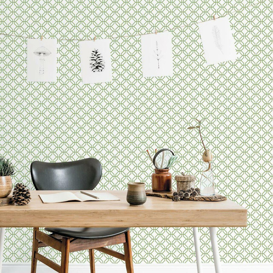 G78528 Trellis Negative Secret Garden Wallpaper by Galerie
