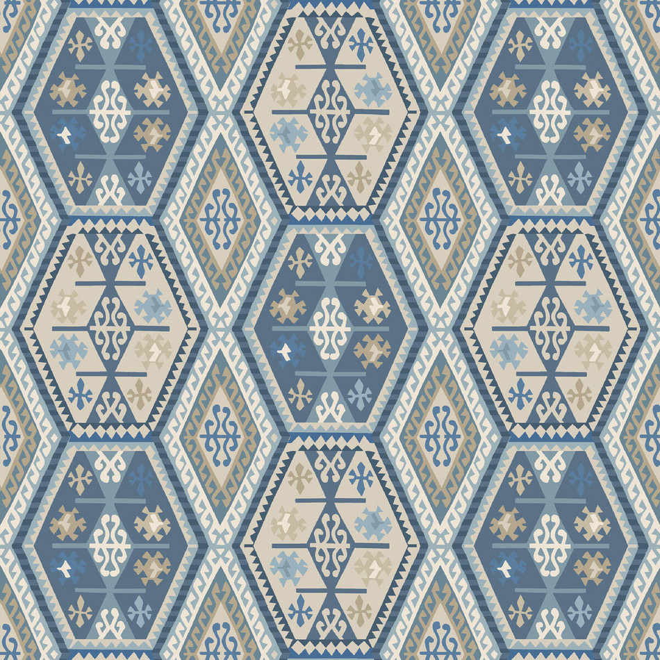 FG098/H101 Buckland Icons Wallpaper by Mulberry Home