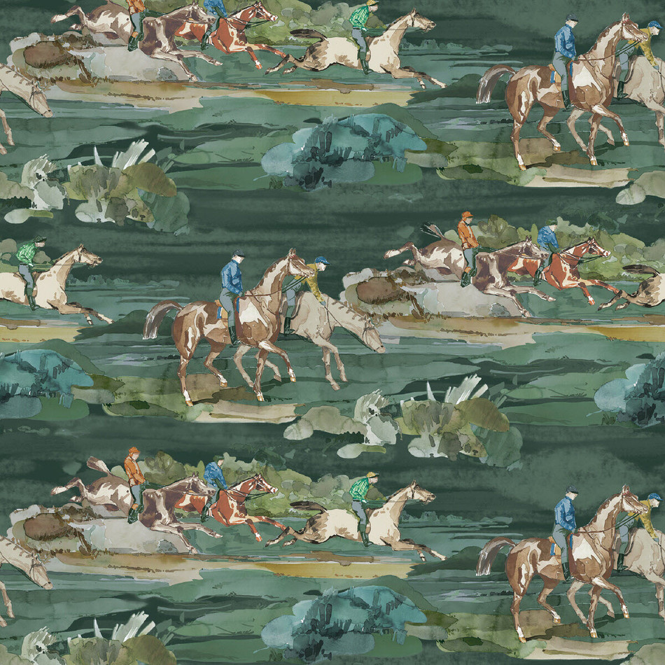 FG097/R11 Morning Gallop Icons Wallpaper by Mulberry Home