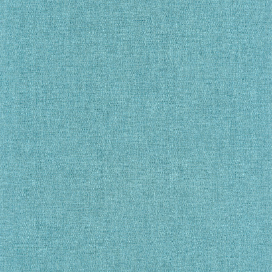 68526571 Bleu turquoise Uni Linen Edition Wallpaper By Caselio