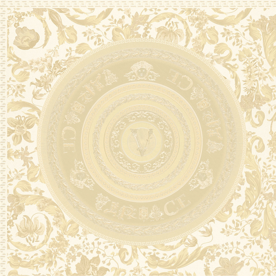 38705-3 Muted Gold Virtus Versace 5 Wallpaper By A S Creation
