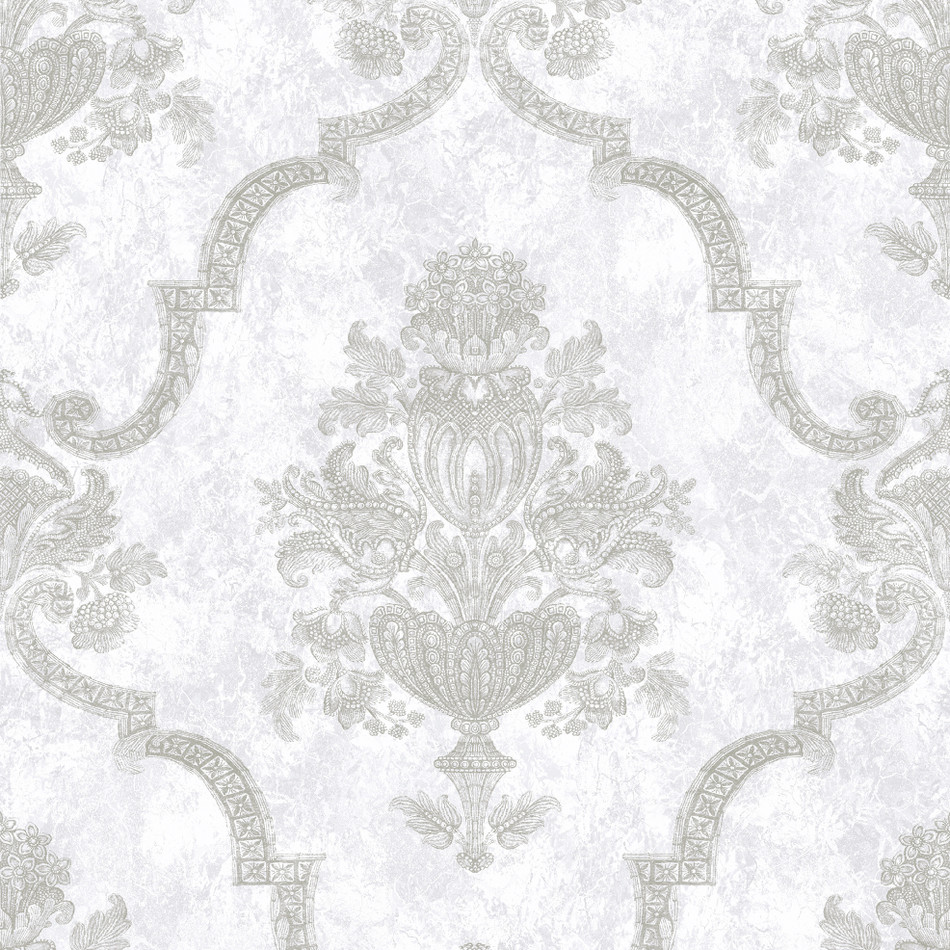 26858 Porto Fossil Grey Azulejo Wallpaper By Hohenberger