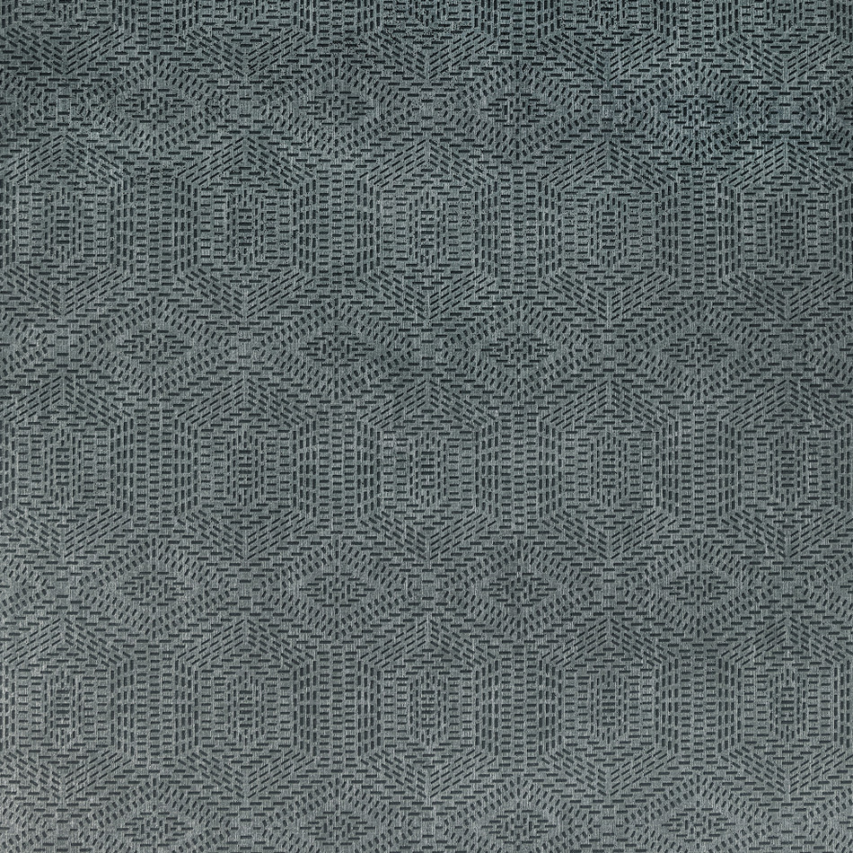 65009 Greek Tile Black Blue Feel Wallpaper By Hohenberger