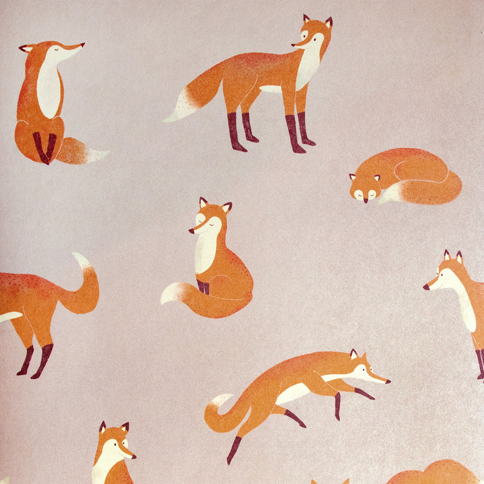 26840 Rose Friendly Foxes Great Kids Wallpaper By Hohenberger