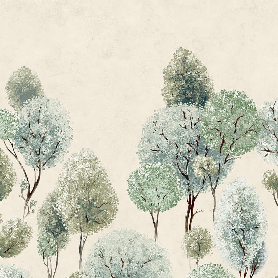 26968 Tilia Twin Wall Sage Greyish Julie Feels Home Wall Mural By Hohenberger