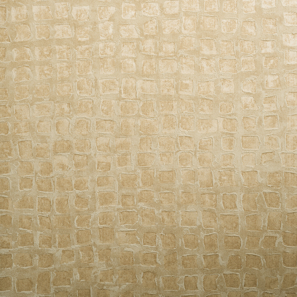 64863 Brown Gold Manhattan / Loft Tile Urban Classics Wallpaper By Hohenberger Galerie