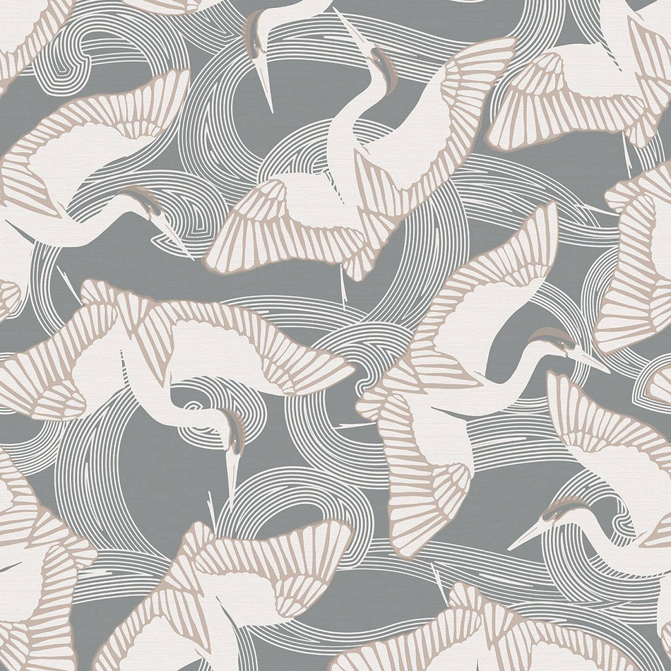 12621 Cranes Fantasia Wallpaper By Ted Baker Galerie