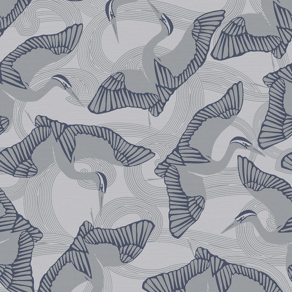 12622 Cranes Ted Baker Fantasia Wallpaper by Galerie