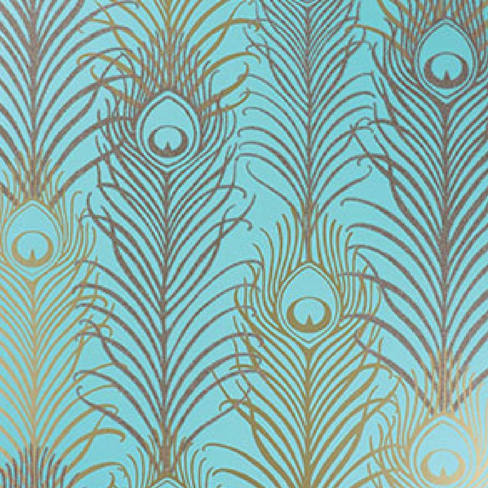 W6541-02 Peacock Wallpaper by Matthew Williamson