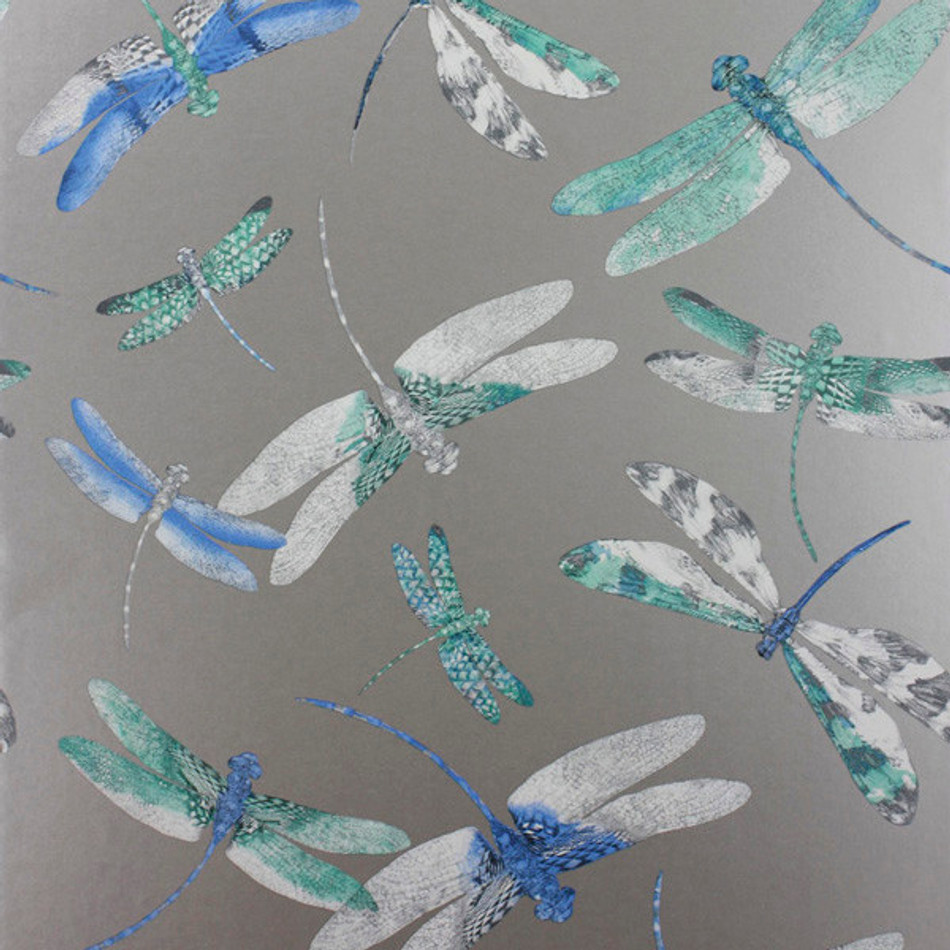 W6650-02 Dragonfly Dance Wallpaper by Matthew Williamson