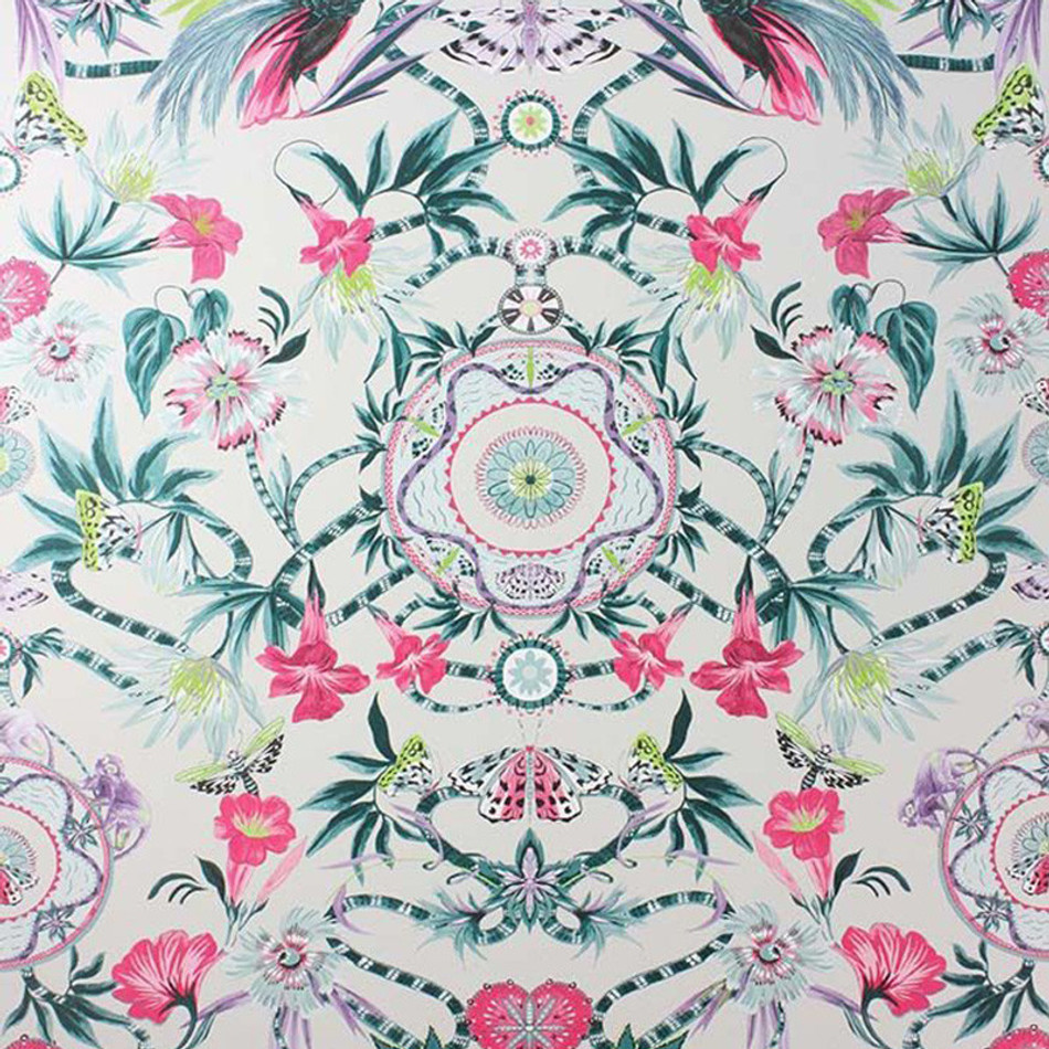 W6950-01 Menagerie Wallpaper by Matthew Williamson