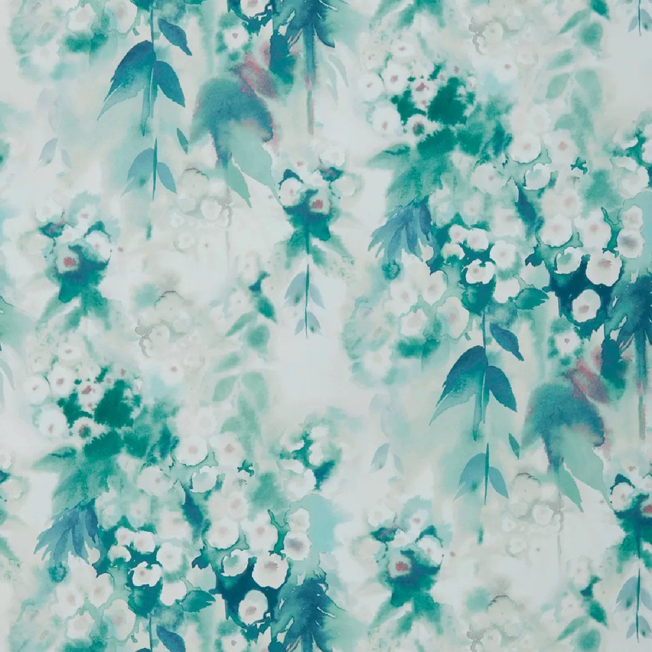 2210-162-01 Essence Cascade Clover Green Wallpaper By 1838 Wallcoverings