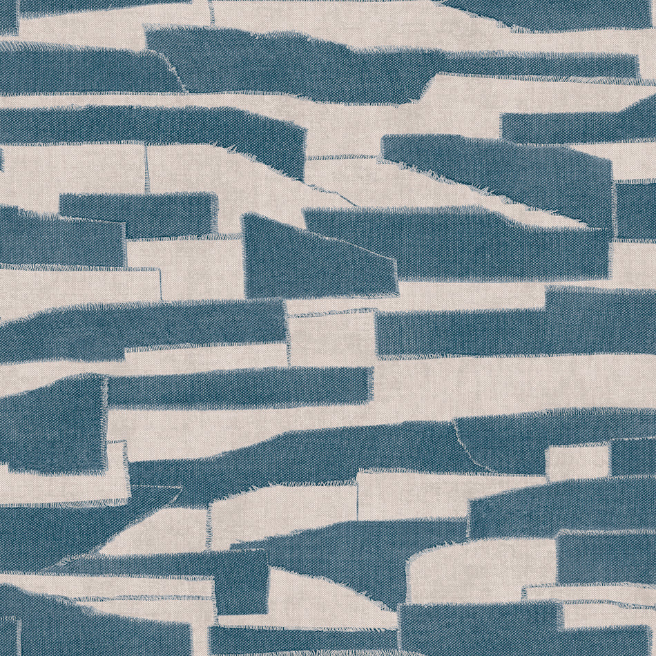 57562 Gabarit Essentials Costura Blue Stone Wallpaper By Arte