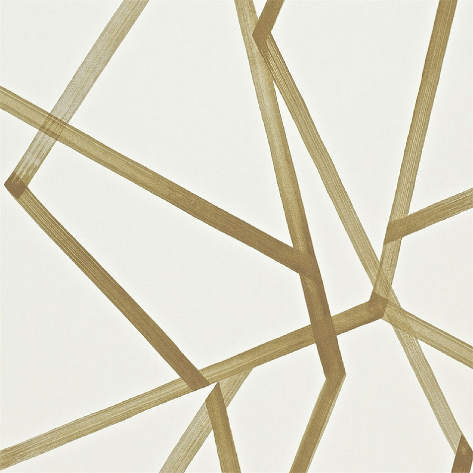 110884 Sumi Ivory and Mustard Momentum 3 Wallpaper by Harlequin